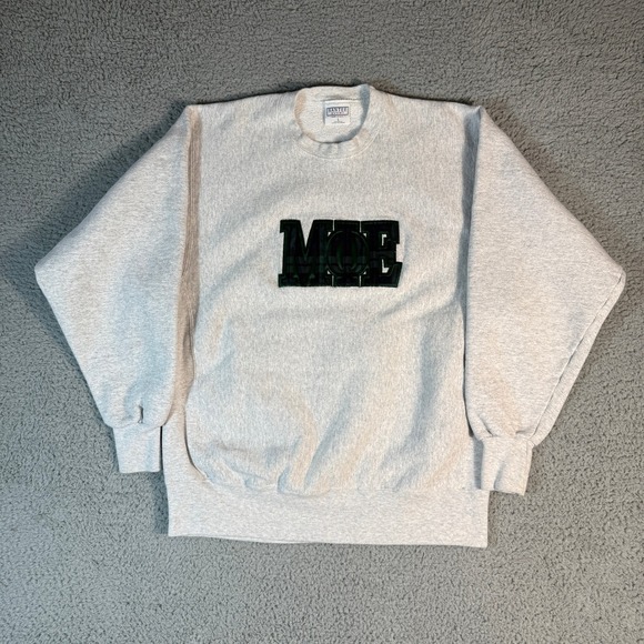 Vintage 90s Mu Phi Epsilon Crewneck Size Large Fraternity Collegiate Sweatshirt - Picture 2 of 9